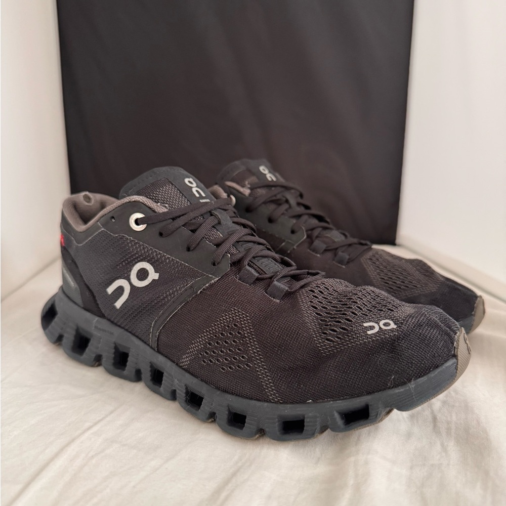 On Running Cloud X Women’s Black Athletic Sneakers size 7.5